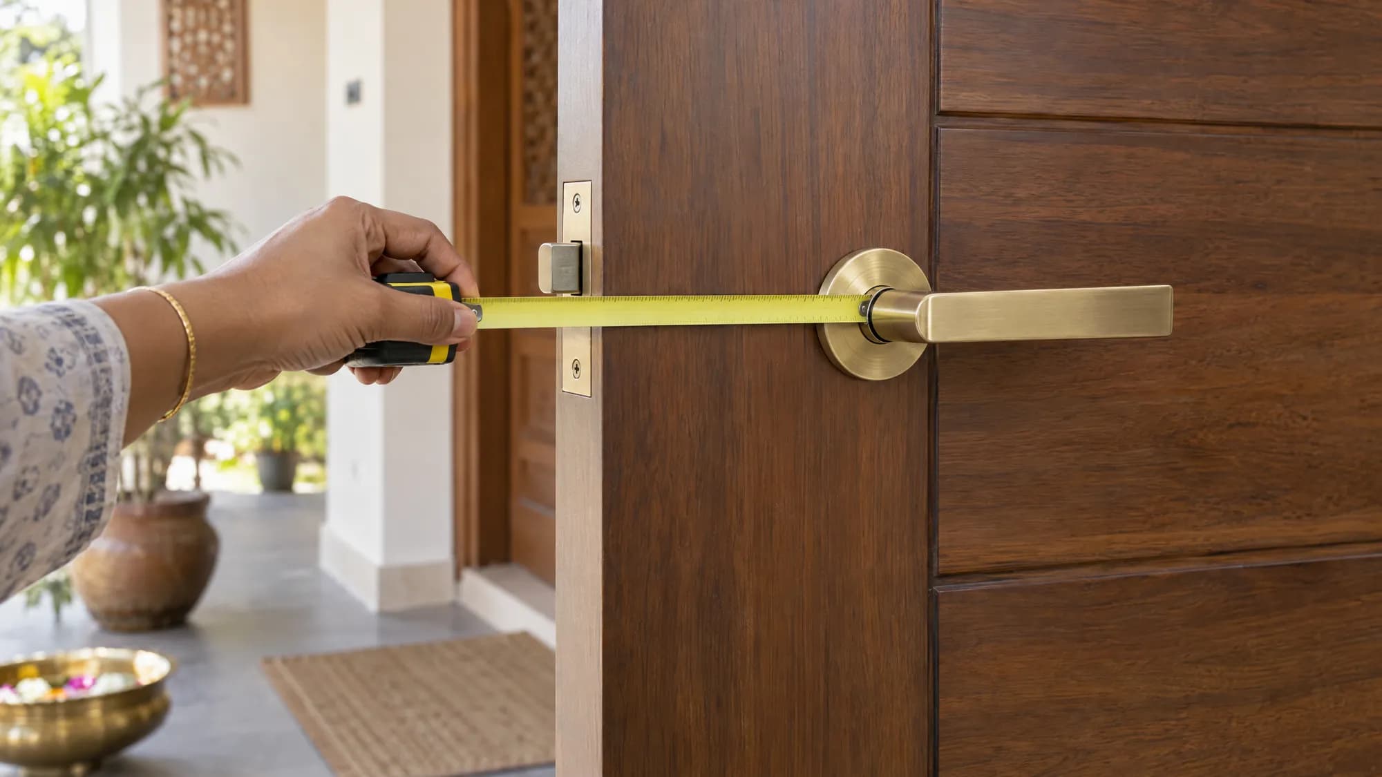 Door Lock Backset: How to Measure Before Replacing a Lock