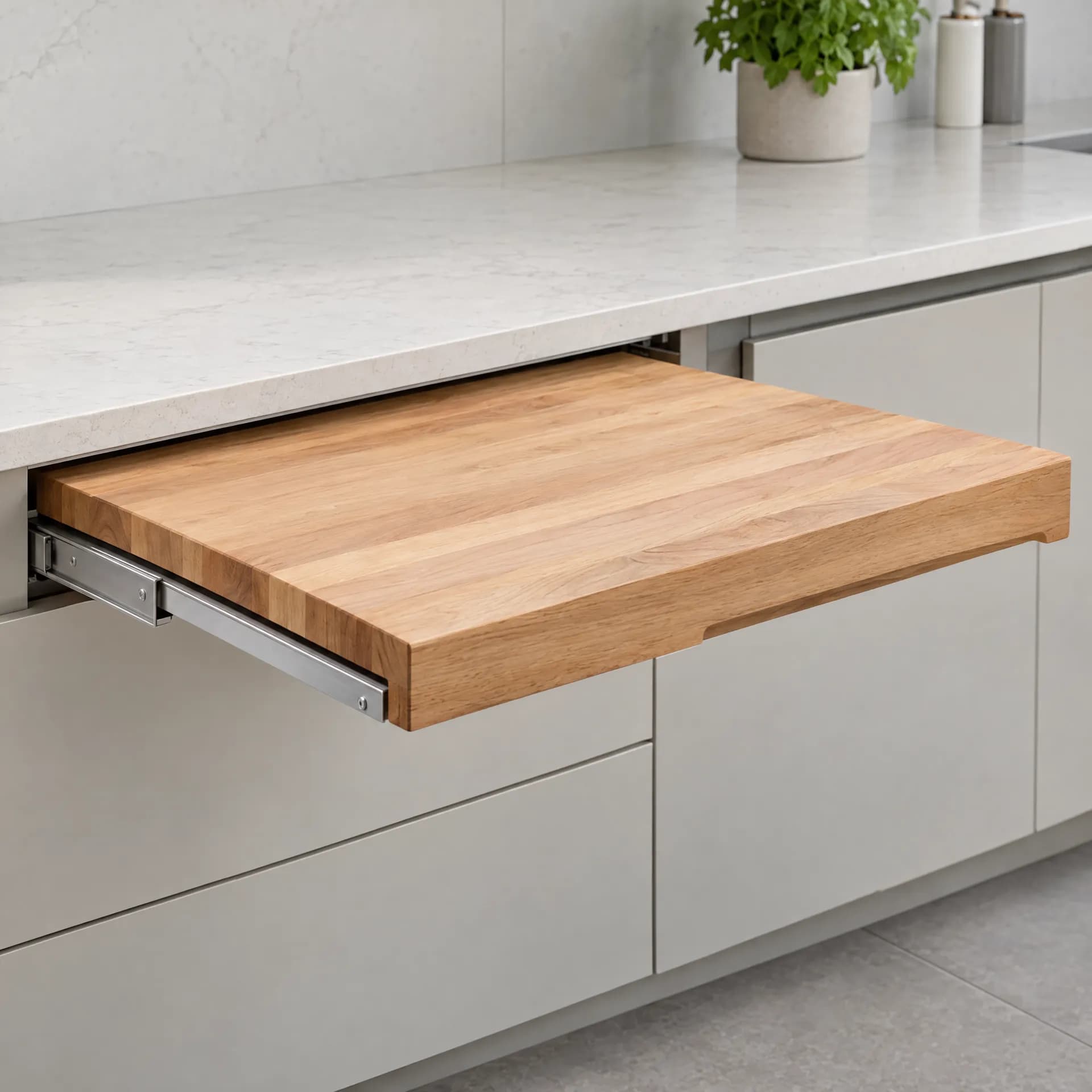 Pull-Out Functional Chopping Board, 90 cm, Code S-2159 (864 x 500 x 85 mm) - Jinnah Hardware Store
